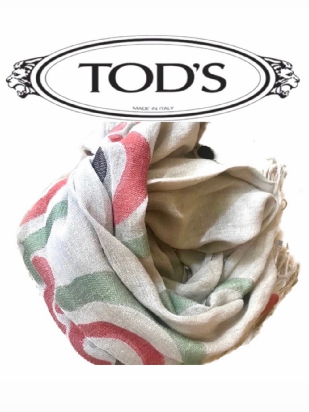 TOD’S Linen and Silk Scarf